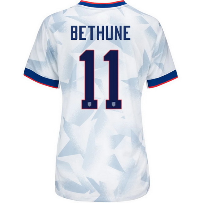 USA 2025 Croix Bethune Home Women's Soccer Jersey