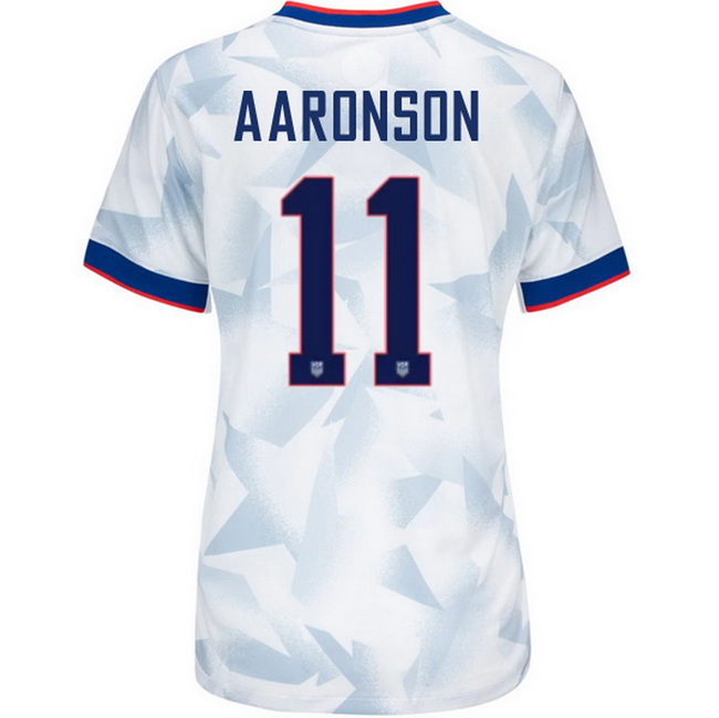 USA 2025 Brenden Aaronson Home Women's Soccer Jersey