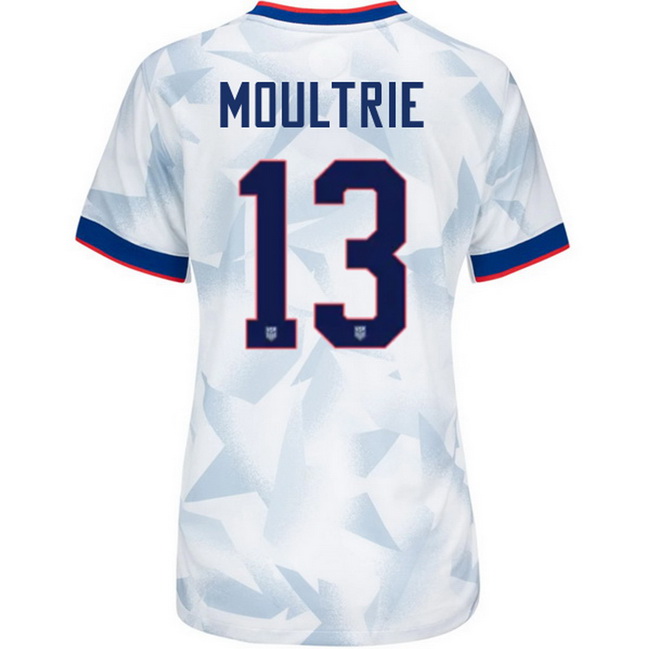 USA 2025 Olivia Moultrie Home Women's Soccer Jersey