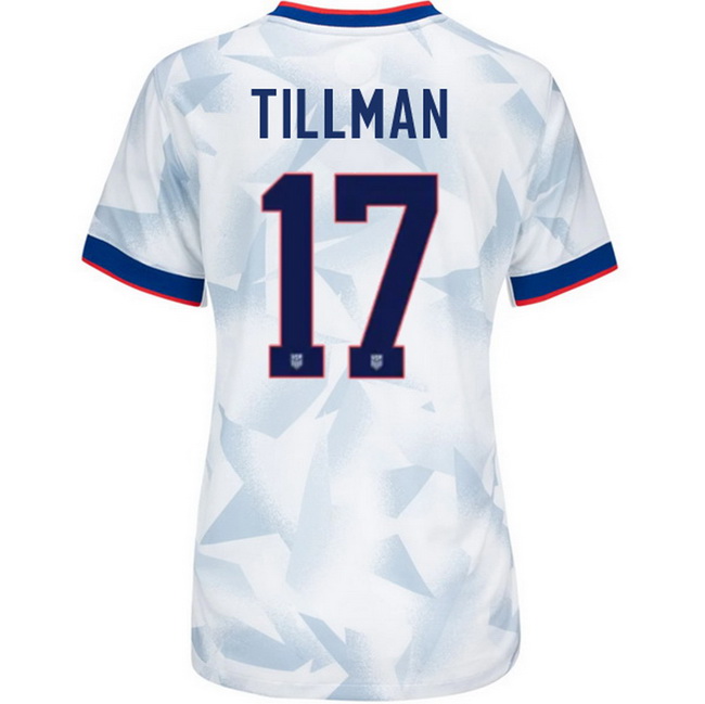 USA 2025 Malik Tillman Home Women's Soccer Jersey