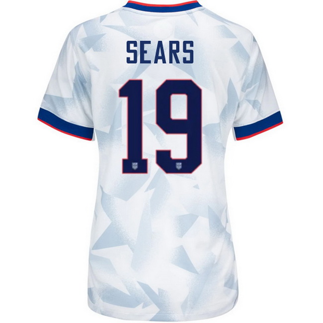 USA 2025 Emma Sears Home Women's Soccer Jersey