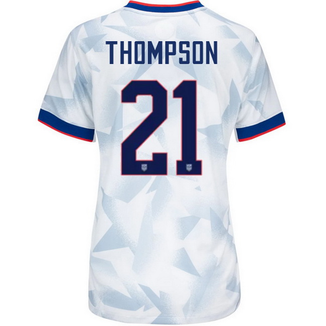 USA 2025 Alyssa Thompson Home Women's Soccer Jersey