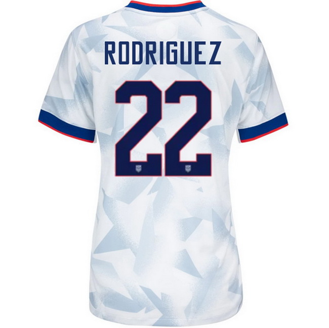 USA 2025 Izzy Rodriguez Home Women's Soccer Jersey