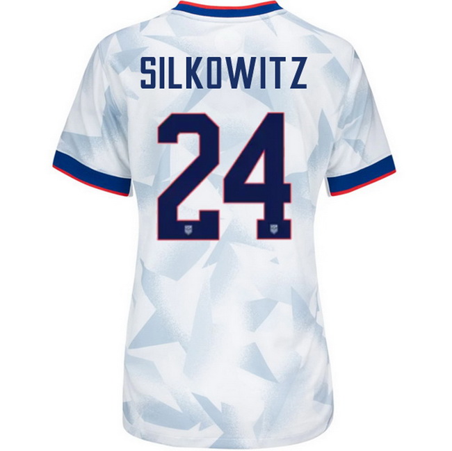 USA 2025 Jordan Silkowitz Home Women's Soccer Jersey
