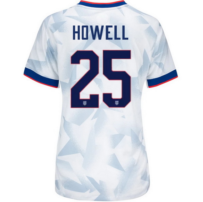 USA 2025 Jaelin Howell Home Women's Soccer Jersey