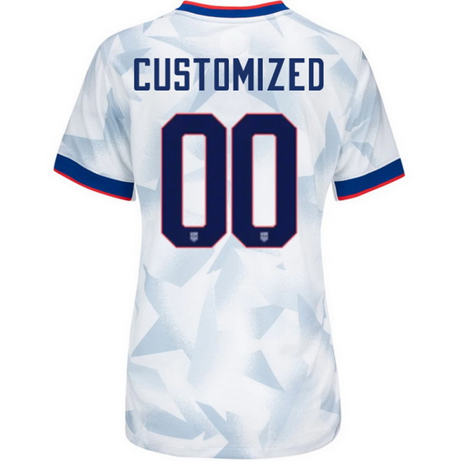 USA 2025 Customized Home Women's Soccer Jersey
