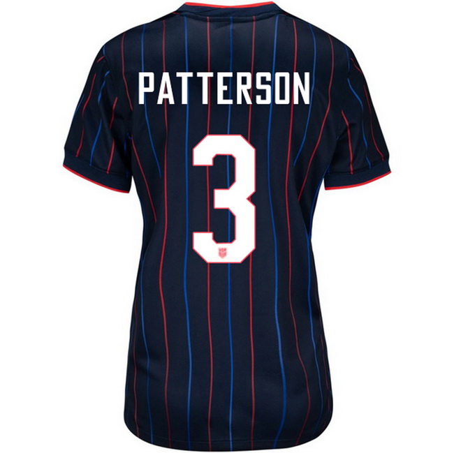 USA 2025 Avery Patterson Away Women's Soccer Jersey