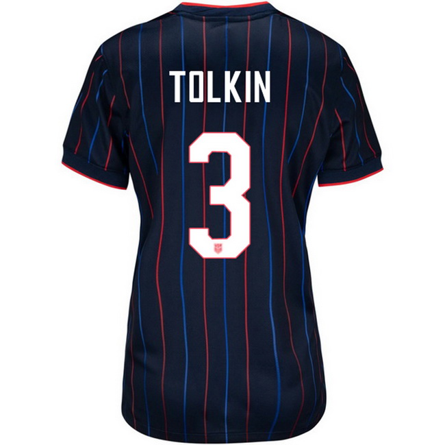 USA 2025 John Tolkin Away Women's Soccer Jersey