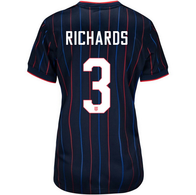 USA 2025 Chris Richards Away Women's Soccer Jersey