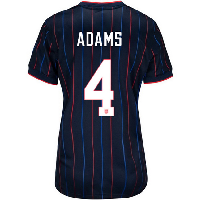 USA 2025 Tyler Adams Away Women's Soccer Jersey