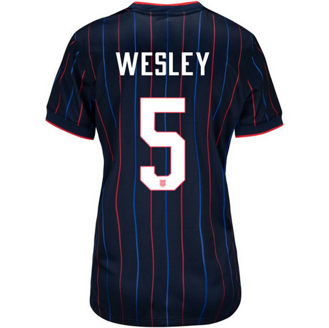 USA 2025 Kennedy Wesley Away Women's Soccer Jersey