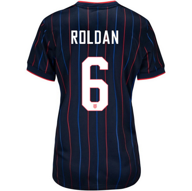USA 2025 Cristian Roldan Away Women's Soccer Jersey