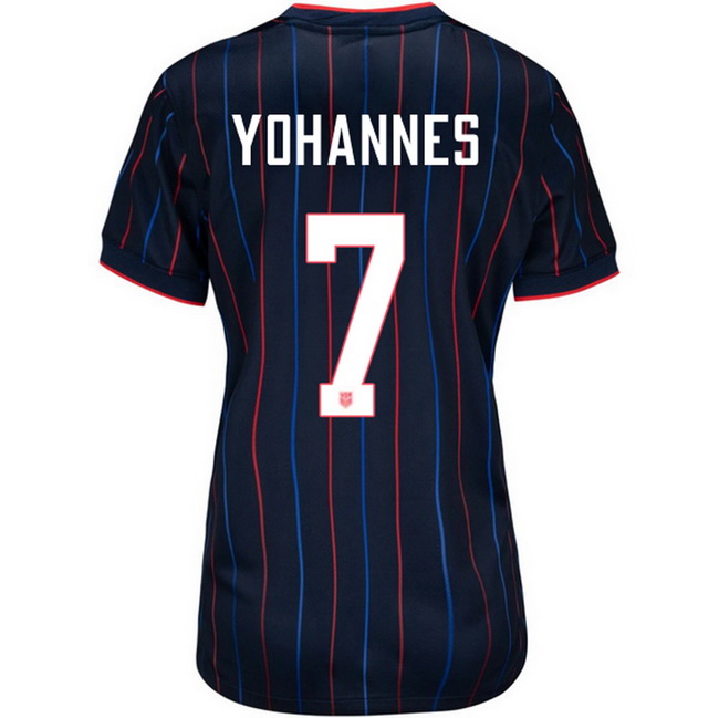 USA 2025 Lily Yohannes Away Women's Soccer Jersey