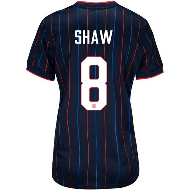 USA 2025 Jaedyn Shaw Away Women's Soccer Jersey