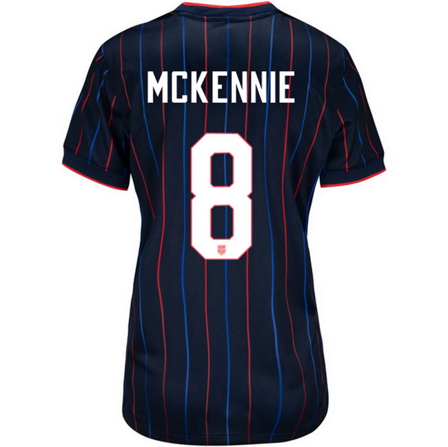 USA 2025 Weston McKennie Away Women's Soccer Jersey