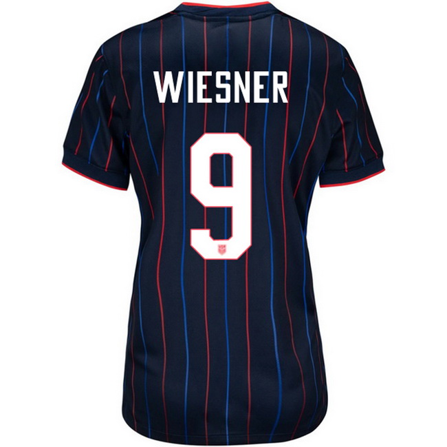 USA 2025 Kate Wiesner Away Women's Soccer Jersey