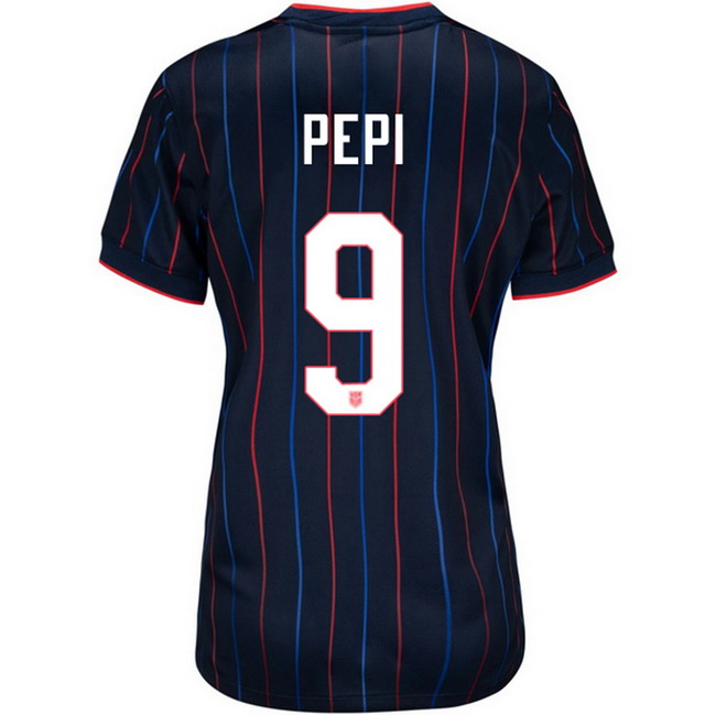 USA 2025 Ricardo Pepi Away Women's Soccer Jersey