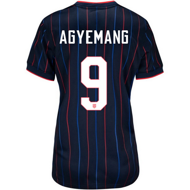 USA 2025 Patrick Agyemang Away Women's Soccer Jersey