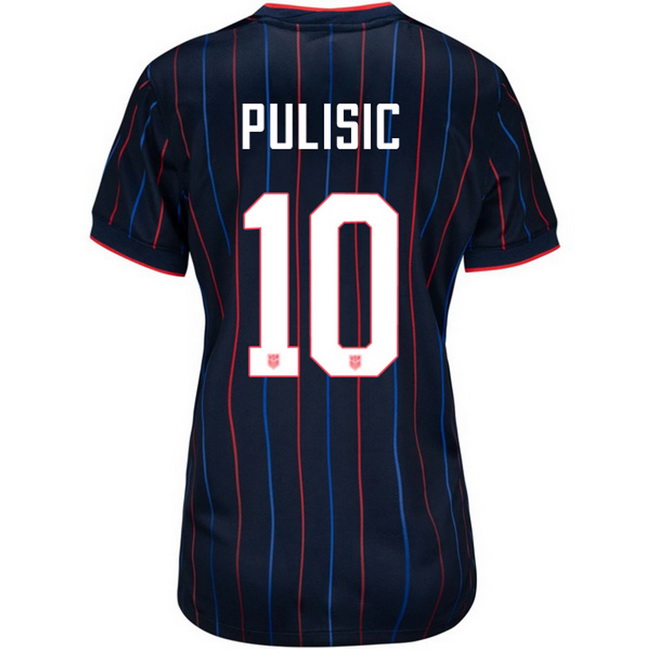 USA 2025 Christian Pulisic Away Women's Soccer Jersey