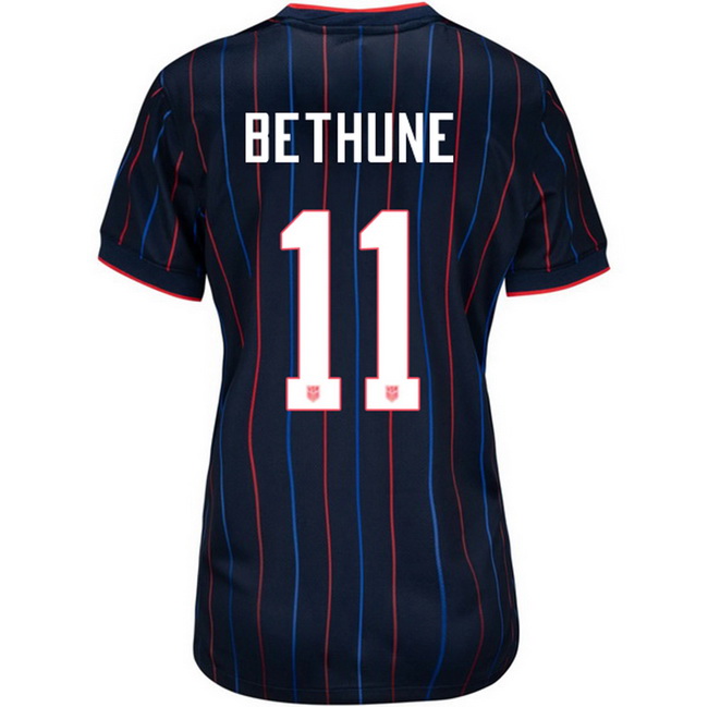 USA 2025 Croix Bethune Away Women's Soccer Jersey