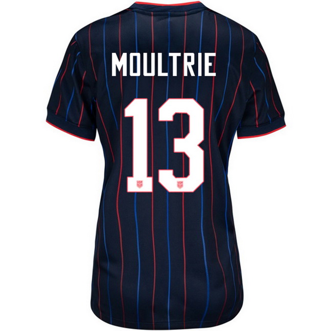 USA 2025 Olivia Moultrie Away Women's Soccer Jersey