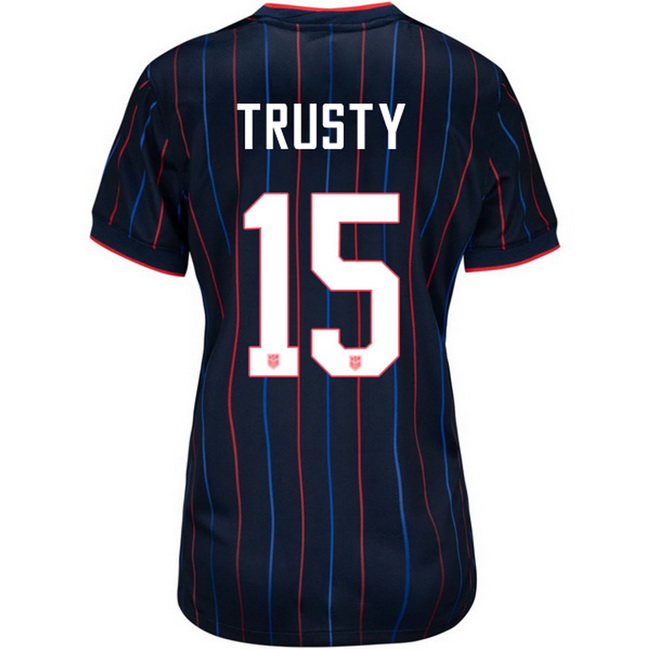 USA 2025 Auston Trusty Away Women's Soccer Jersey