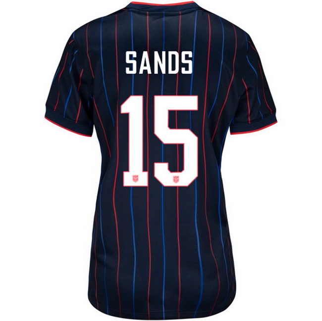 USA 2025 James Sands Away Women's Soccer Jersey