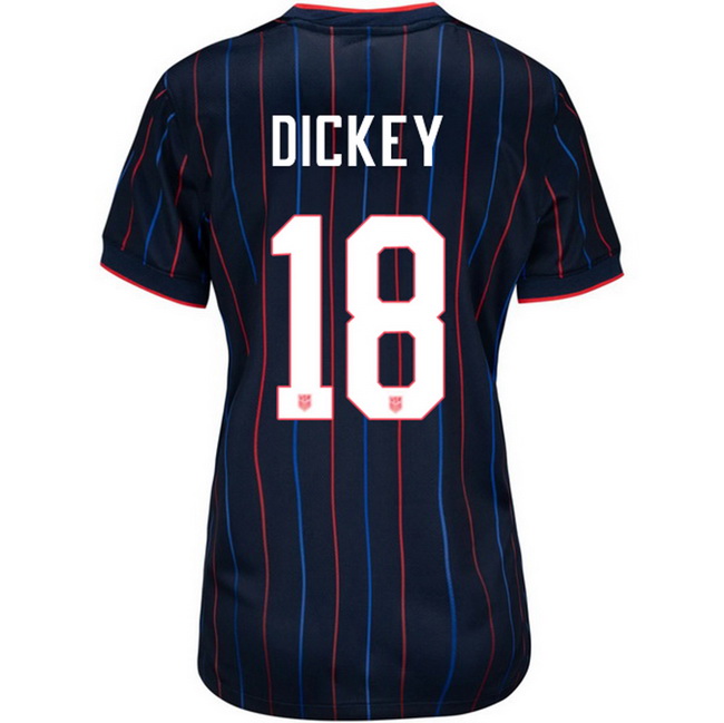 USA 2025 Claudia Dickey Away Women's Soccer Jersey