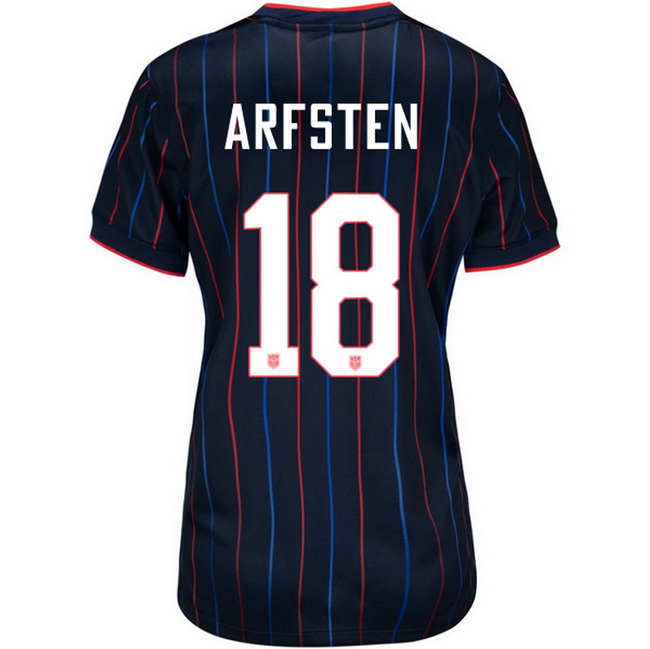 USA 2025 Max Arfsten Away Women's Soccer Jersey