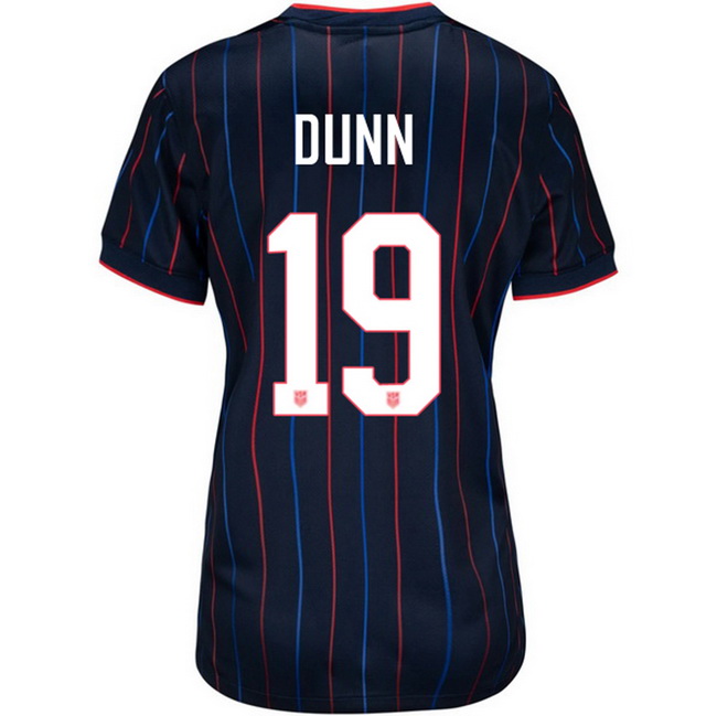 USA 2025 Crystal Dunn Away Women's Soccer Jersey
