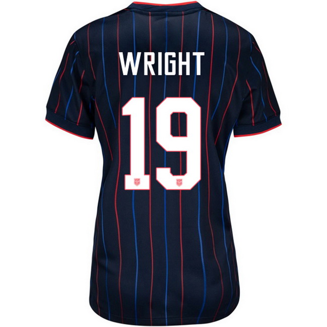 USA 2025 Haji Wright Away Women's Soccer Jersey