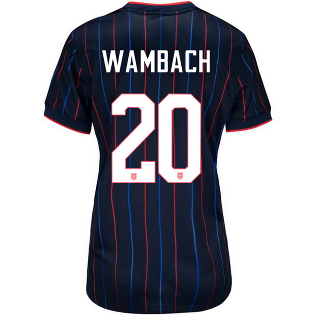 USA 2025 Abby Wambach Away Women's Soccer Jersey