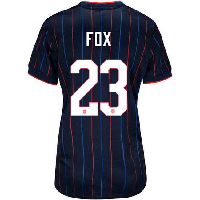 USA 2025 Emily Fox Away Women's Soccer Jersey