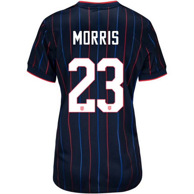 USA 2025 Aidan Morris Away Women's Soccer Jersey