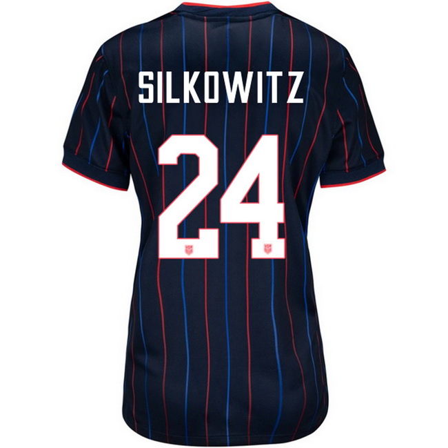 USA 2025 Jordan Silkowitz Away Women's Soccer Jersey
