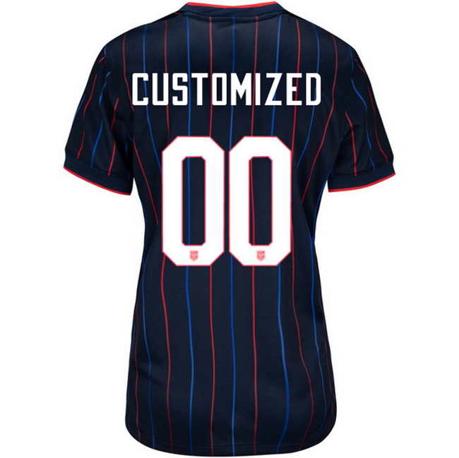 USA 2025 Customized Away Women's Soccer Jersey
