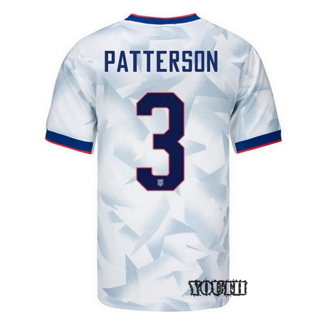 USA 2025 Avery Patterson Home Youth Soccer Jersey