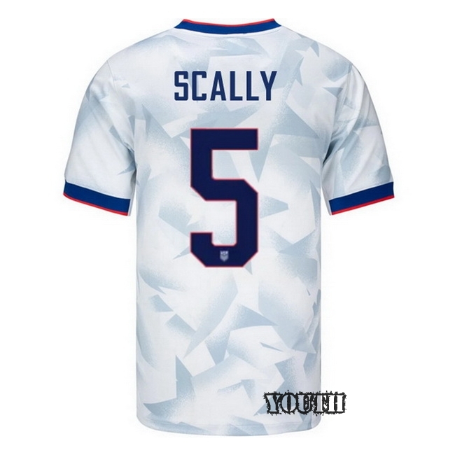USA 2025 Joe Scally Home Youth Soccer Jersey