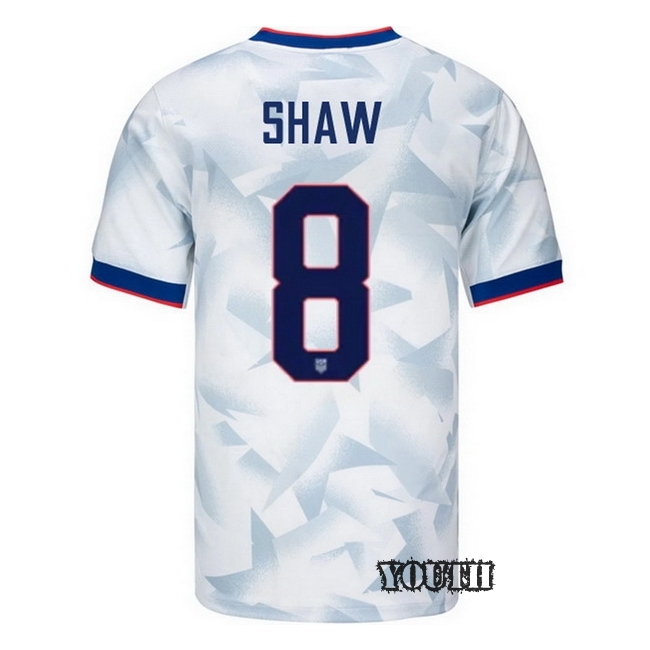 USA 2025 Jaedyn Shaw Home Youth Soccer Jersey