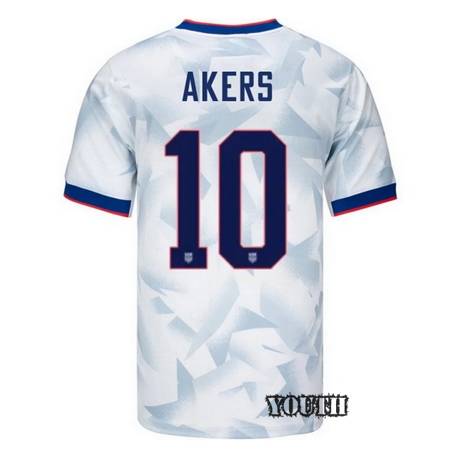 USA 2025 Michelle Akers Home Youth Soccer Jersey