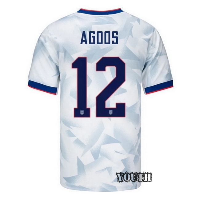 USA 2025 Jeff Agoos Home Youth Soccer Jersey