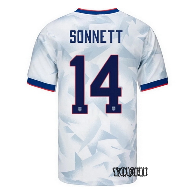 USA 2025 Emily Sonnett Home Youth Soccer Jersey