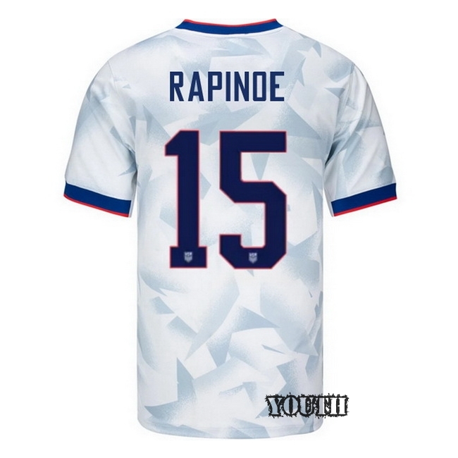 USA 2025 Megan Rapinoe Home Youth Soccer Jersey