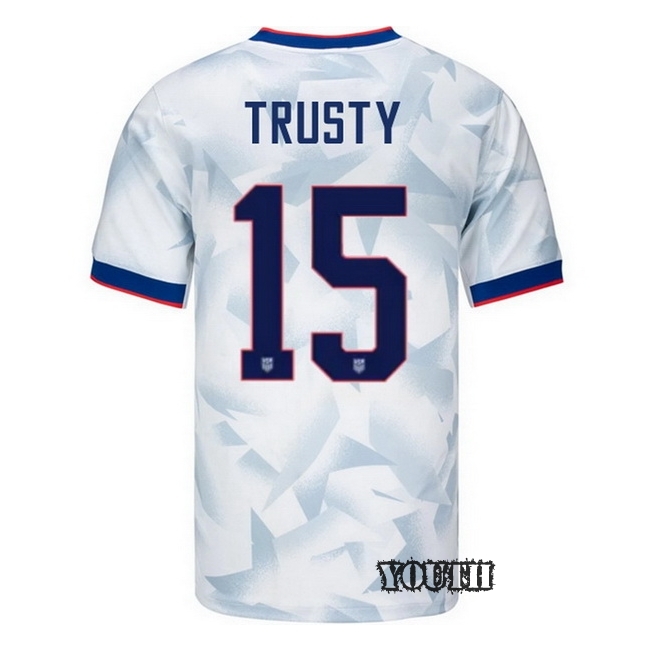 USA 2025 Auston Trusty Home Youth Soccer Jersey