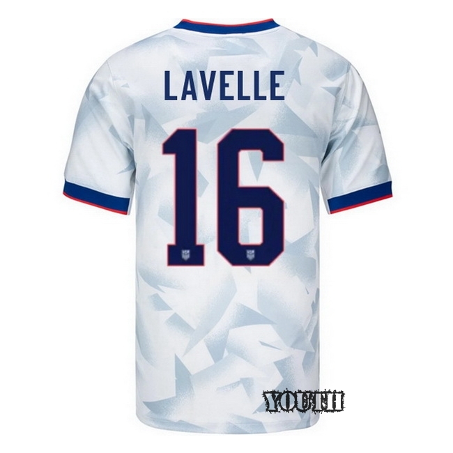 USA 2025 Rose Lavelle Home Youth Soccer Jersey