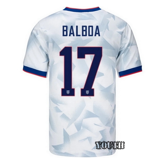 USA 2025 Marcelo Balboa Home Youth Soccer Jersey