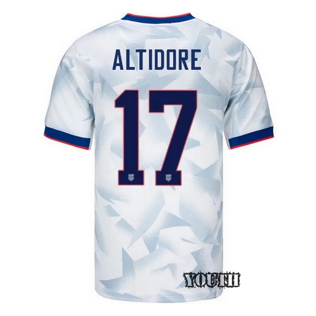 USA 2025 Jozy Altidore Home Youth Soccer Jersey