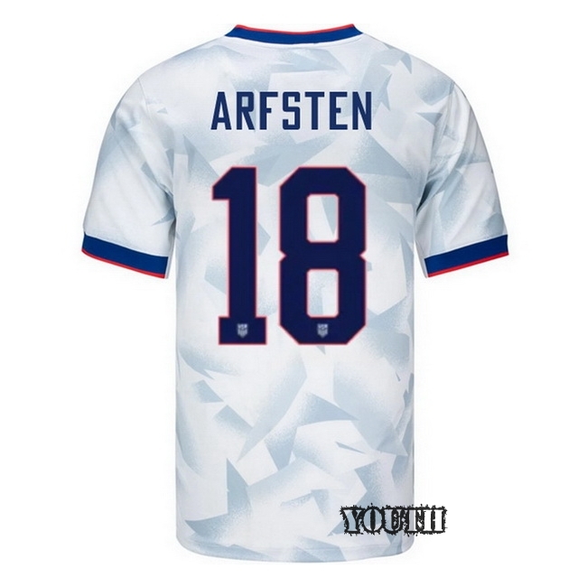 USA 2025 Max Arfsten Home Youth Soccer Jersey