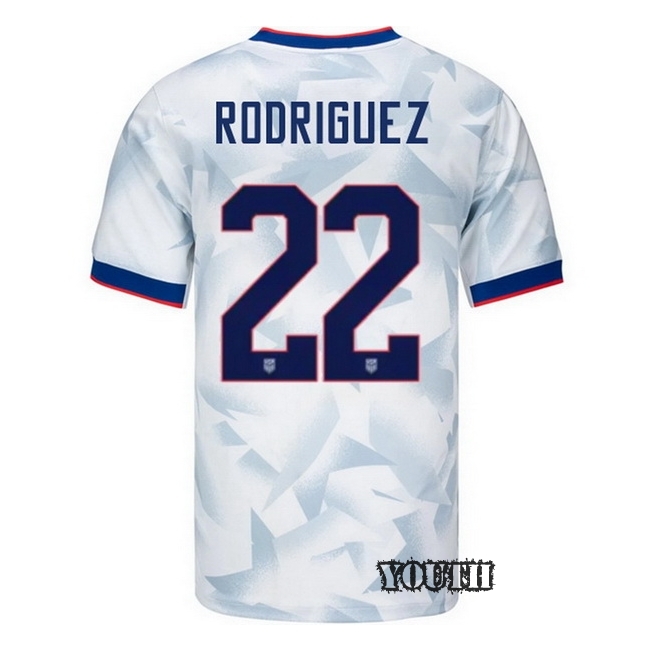 USA 2025 Izzy Rodriguez Home Youth Soccer Jersey