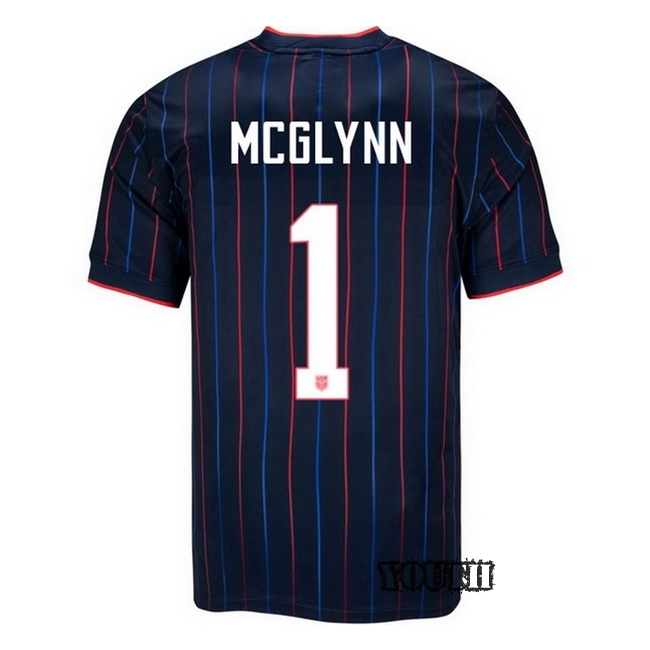 USA 2025 Mandy McGlynn Away Youth Soccer Jersey